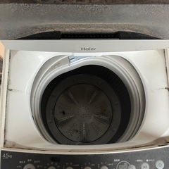 2019年製　4.5kg全自動洗濯機　JW-C
45D【ジャンク品】の画像