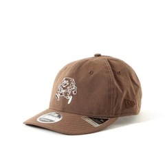 【希少】花井祐介×ビームス×ニューエラ スポンジボブ キャップ ニューエラ　茶色の画像