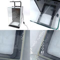 テトラ リビングキューブ20 ガラス水槽(25cm) LEDライト ヒーター 交換用モーター付 LC-20 TETRA アクアリウム 熱帯魚 一体型水槽の画像