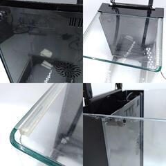 テトラ リビングキューブ20 ガラス水槽(25cm) LEDライト ヒーター 交換用モーター付 LC-20 TETRA アクアリウム 熱帯魚 一体型水槽の画像