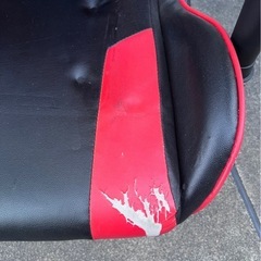 🎮 JPRACING ゲーミングチェア（レッド×ブラック）の画像