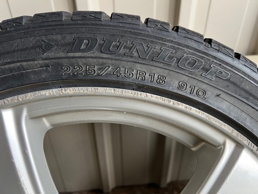 18インチ ウインターマックス スタッドレス   8j+42 PCD114.3 レクサス トヨタ 