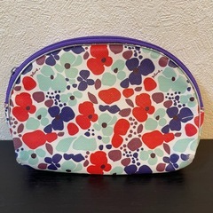 花柄ポーチ　triopouch の画像