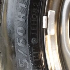 無料 夏タイヤ中古165/60r15の画像