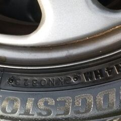 無料 夏タイヤ中古165/60r15の画像