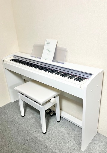 CASIO 電子ピアノ PX-735WE【無料配送可能】