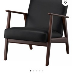 【IKEA】EKENÄSET（エーケネーセット）パーソナルチェア ブラック／引き取り限定の画像