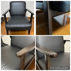 【IKEA】EKENÄSET（エーケネーセット）パーソナルチェア ブラック／引き取り限定の画像