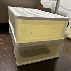 収納ケース2つの画像