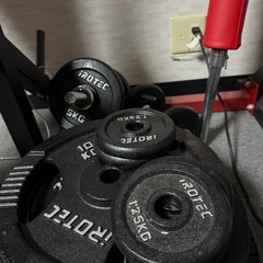 ベンチプレス一式 IROTEC140KGセットの画像