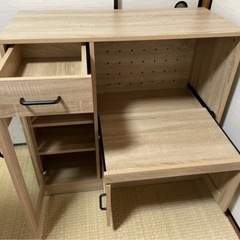 食器棚　レンジ台　収納家具　キッチン台の画像