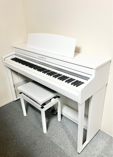 【美品】KAWAI 電子ピアノ 木製鍵盤 CA4900GPW【無料配送可能】