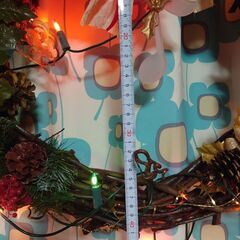 【🎄大きなクリスマスリース＋ポインセチア】２つまとめての画像