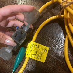 三口延長コード20mの画像