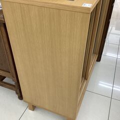 ガラス引き戸キャビネット　無印良品の画像