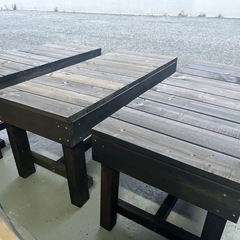DIY 製作　木製ベンチ　大阪引取り限定　在庫3台の画像