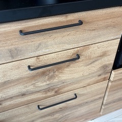 ニトリ キッチンボード 2024年購入 食器棚の画像