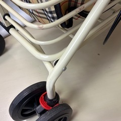 【美品】 シルバーカー 折りたたみ式　腰かけ付きカート 2023年製の画像