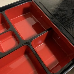 漆塗り風プラスチック重箱の画像