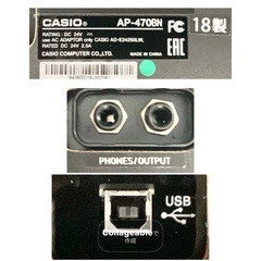 【美品】CASIO 電子ピアノ AP-470BN【無料配送可能】の画像