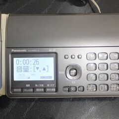 パナソニック　FAX電話の画像