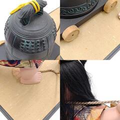 春童作 金太郎 五月人形 他 陶器 木彫り 人形 まとめの画像