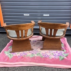 回転椅子　チェア　2脚セットの画像