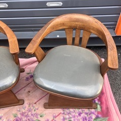 回転椅子　チェア　2脚セットの画像