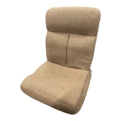 レバー付座椅子 ブラウンの画像