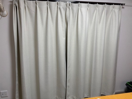 無印用品カーテン　4枚×2セット　　　2窓分です