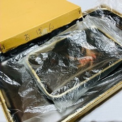 【期間限定 早い物勝ち】高級おぼん 大・小２点セット お盆 トレー トレイの画像