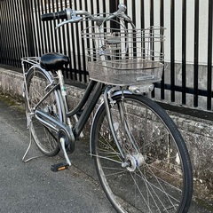 ＜整備済＞ブリヂストン・アルベルト・27インチ自転車・内装5段変速 シルバーの画像