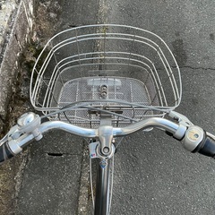 ＜整備済＞ブリヂストン・アルベルト・27インチ自転車・内装5段変速 シルバーの画像