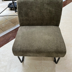 コーディロイ1人掛けソファ(替カバー1組付き)の画像