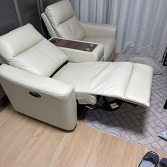 電動ソファー　ニトリの画像