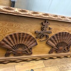 【リサイクルショップどりーむ鹿大前店】No.3201寿・ 置物・オブジェ・木彫り・和風インテリアの画像