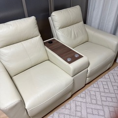 電動ソファー　ニトリの画像