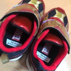 マーベル アイアンマン ムーンスター スニーカー 16cmの画像