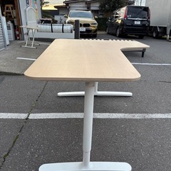 IKEA イケア コーナーデスク右 L字テーブル BEKANT ベカントの画像