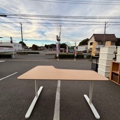 IKEA イケア コーナーデスク右 L字テーブル BEKANT ベカントの画像