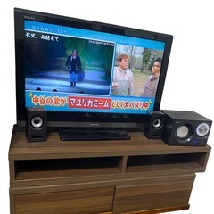 スライド式　テレビ台の画像