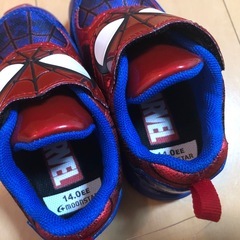 マーベル スパイダーマン ムーンスター スニーカー 14cmの画像