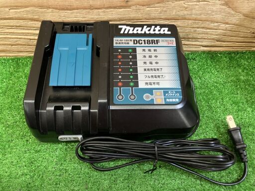 【SIW】makita マキタ TD172DRGXB 黒 18V充電式インパクトドライバ バッテリー2個、充電器付き ①【中古動作品】