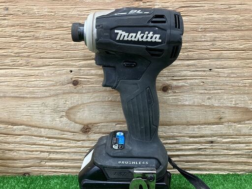 【SIW】makita マキタ TD172DRGXB 黒 18V充電式インパクトドライバ バッテリー2個、充電器付き ①【中古動作品】