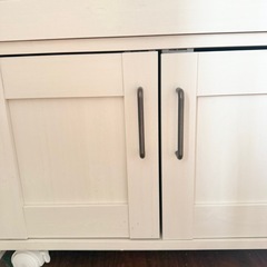 食器棚 ホワイト 木製 の画像