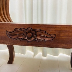 カルトノチェア　大　アンティーク　花台　スツールの画像