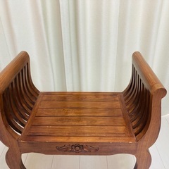 カルトノチェア　大　アンティーク　花台　スツールの画像