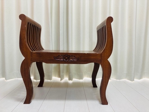 カルトノチェア　大　アンティーク　花台　スツール