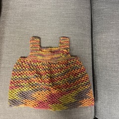 かぎ針編みチュニック　親子おそろいの画像