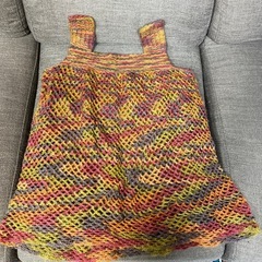 かぎ針編みチュニック　親子おそろいの画像